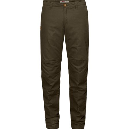 Fjällräven Sörmland Tapered Winter Housut Regular 40 - Naiset - Dark Olive/Vihreä - Topatut housut