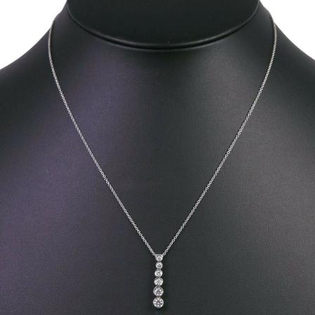 Tiffany & Co. Pre-owned, Pre-owned neckle Grijs, Dames, Maat:ONE Size,Zilver