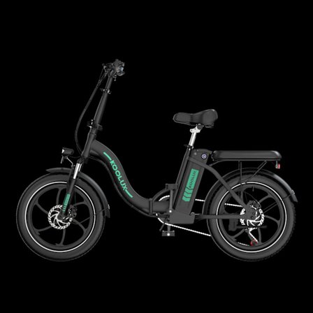 Hopfällbar elcykel KOOLUX BK6S 3.0, 36V 13Ah 468Wh Batteri