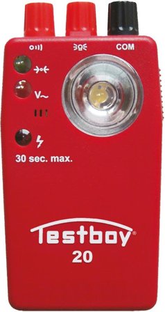 Testboy 20 Kontinuitetstester, Måleinstrumenter