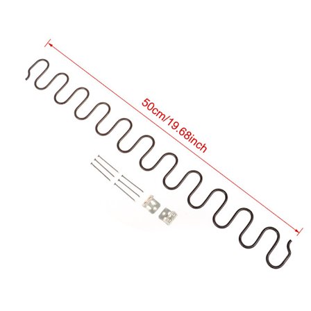 Udskiftnings sofa stol fjeder med clips fjeder 50 cm