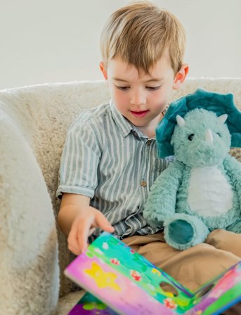 Teddykompaniet Tuffisar, The Dinosaur Dexter - Green - H:40CM