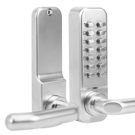 Smart Mekanisk Dørlås Digital Passord Inngang Uten Strøm Tyverisikring Sikkerhet Hjemmetilgang