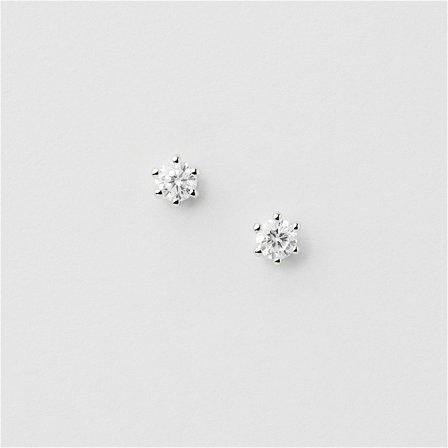 Love Bling Studs - Sterling Silver - Safira