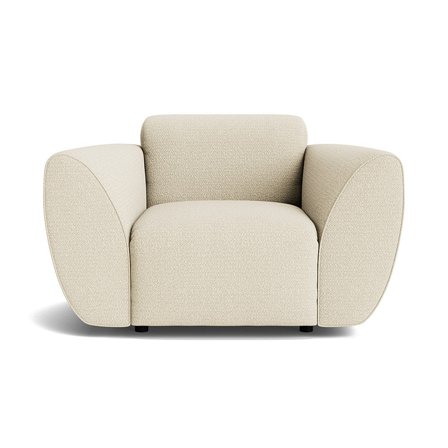 Wednesday lænestol - Raisa Creme - 126x94x78 - Lænestol