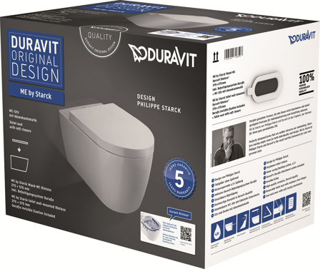 Duravit Me by Starck Hængeskål med sæde, Badeværelse