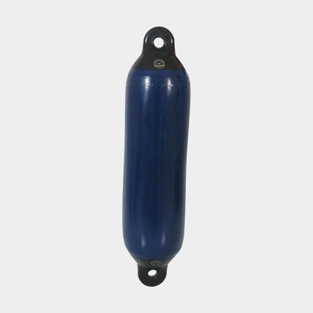 Lang-Fender Dan-Fender Heavy Duty 1025, 70 cm, Ø25 cm, marineblau mit schwarzem Top - Boot
