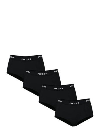 Pclogo Lady 4 Pack Solid Noos Bc Black Pieces