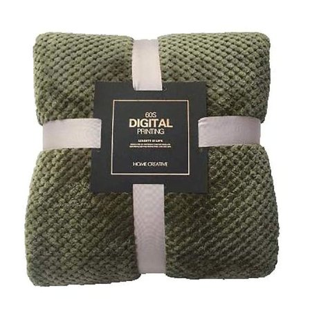 Blød Varm Ternet Fleece Tæppe til Sengen Stor Mesh Flanel Tæpper Tyk Åndbar