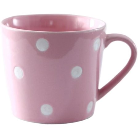 Kaffemugg Söt Keramisk Prickig Mark Kopp 200ml Kreativ Personlighet Trend Vattenkopp Hem Mjölk Frukost Kaffekopp