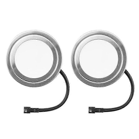 12V DC 1,5W Emhættelamper med SM-fatning, LED-lampe til huller i skabe og komfurer, Hvide LED-lamper til emhætter 2-pak