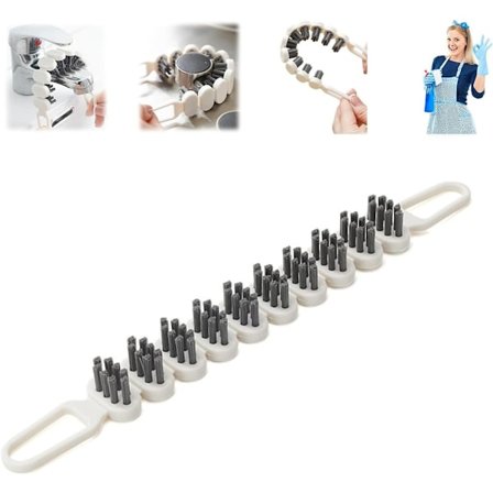 Smal borste för rengöring av springor, flexibel och multifunktionell, idealisk för kök och badrum, effektiv hushållsrengöring