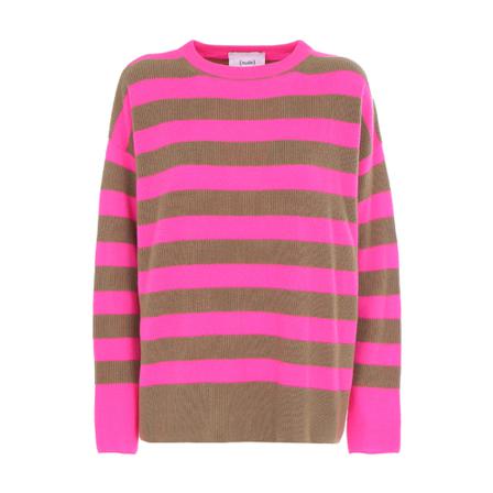 Nude, Round-neck Knitwear Paars, Dames, Maat:S