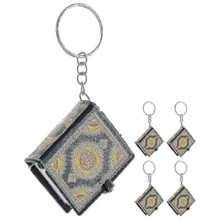 5 stk Mini Koran Nøglering Koran Vedhæng Nøglering Lille Koran Nøglering Koranbog Vedhæng Nøglering