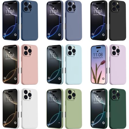 iPhone 16 Pro Max skal mobilcover etui TPU / silikone mørkegrøn -