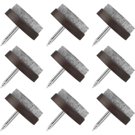 80 stk møbelspiker med filt, 22 mm runde møbelknotter