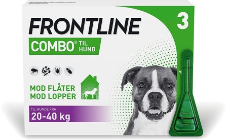 Frontline Combo Hund 20-40 kg 3 stk, Tøj & Bolig, Flåter & Lopper, Flåt- Og Loppemiddel Til Hunde