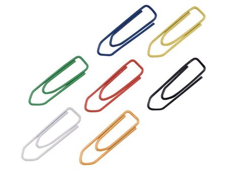 LYRECO Gem metall 25mm sorterade färger 100/fp - Lyreco - Kontorsmaterial - Till skrivbordet - Gem