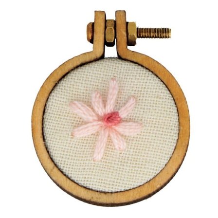 10 runde vedhæng til brodering 2,4 cm