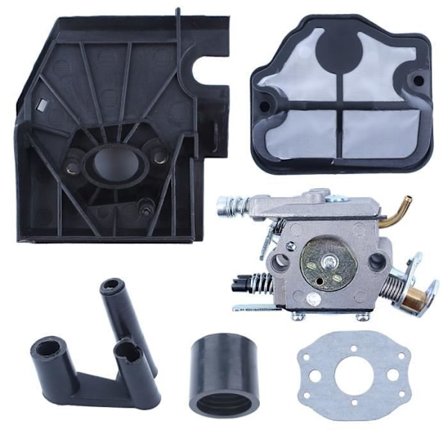Förgasaradapter Insugningsbälg Luftfilter Reparationskit Kompatibel med Husqvarna 142 141 137 136 41 36