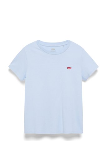 Levi's Perfect Tee Chambray Blue Cott - Blue - M