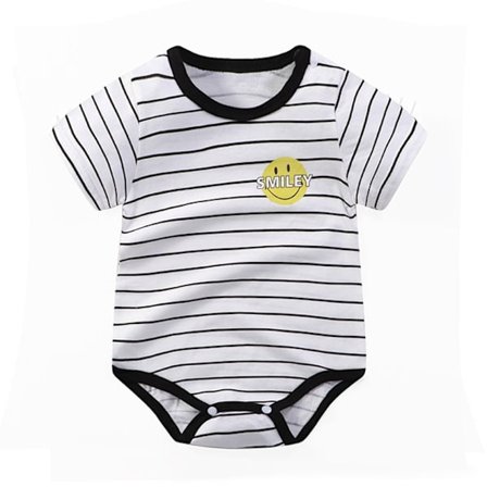 Sommar Newborn Kortärmad Jumpsuit Baby Jumpsuit
