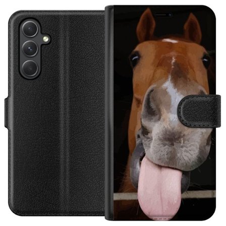 Kompatibelt Lommeboketui til Samsung Galaxy A15 5G Rolig hest