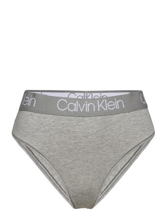 High Waist Thong Stringit Alusvaatteet Harmaa Calvin Klein