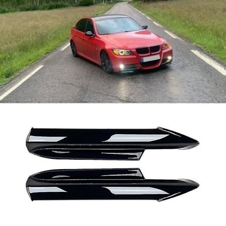 For 3 Series E90 E91 320i 330i 2005-2008 Front Bumper Lip Angle Diffuser Splitter Spoiler Protector