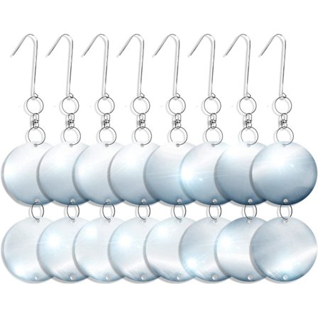 Fugleskræmmende reflekterende skiver - Afskrækker og kontrollerer effektivt spætter, duer, høge og andre skadedyr - Brug med fuglenet, fugletape og