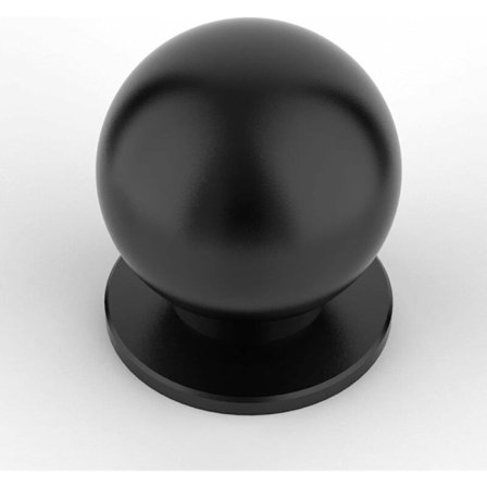 Pakke med 10 møbelknotter Sfæriske kjøkkendørknotter Sorte skapknotter Kjøkkendørknotter UK0041