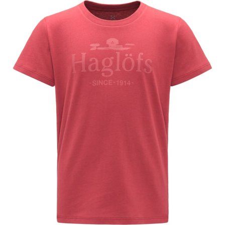 Haglöfs Camp Tee Junior Children short-sleeved sweaters Red 158