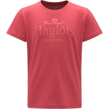 Haglöfs Camp Tee Junior Children short-sleeved sweaters Red 158