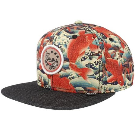 Djinns - Multi snapback Keps - Koi Linen Black Snapback @ Hatstore