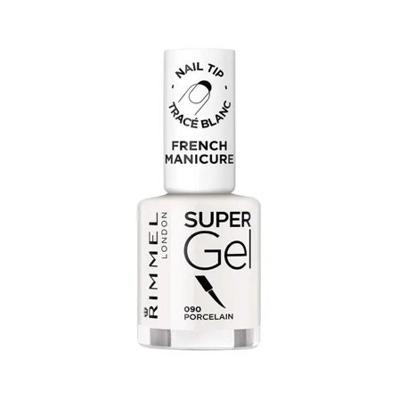 Rimmel Smalto Super Gel French Manicure Nail Tip Colore 090