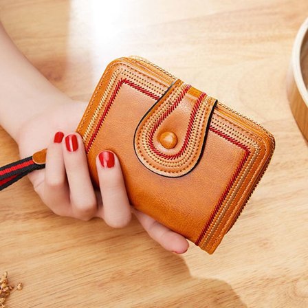 Plånbok för kvinnor BRUNA - spot försäljning