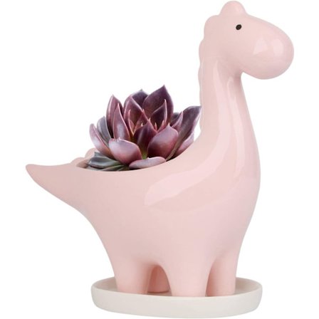 Dinosaurformet keramiske potter kaktus sukkulent blomsterpotter Pla