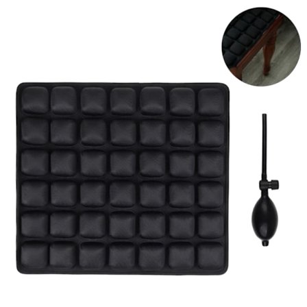 Ilmatäytteinen istuintyyny pyörätuoliin tai autoon