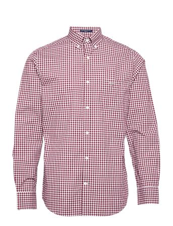 Reg Broadcloth Gingham Bd Paita Rento Casual Vaaleanpunainen GANT
