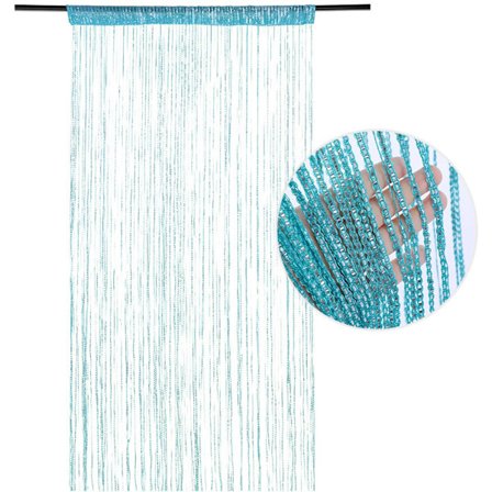 Oviaverho 91x200 cm Hyttysverkko Ikkunakoriste Kaappiverho Paljettihapsuilla Verhot Hyttysverkko Oviin Ikkunoihin Sisustus Tapahtumakoriste