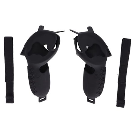 Oculus Quest 2 Silikone Grip Cover Anti Slip Håndtag Ærme Tilbehør Sort