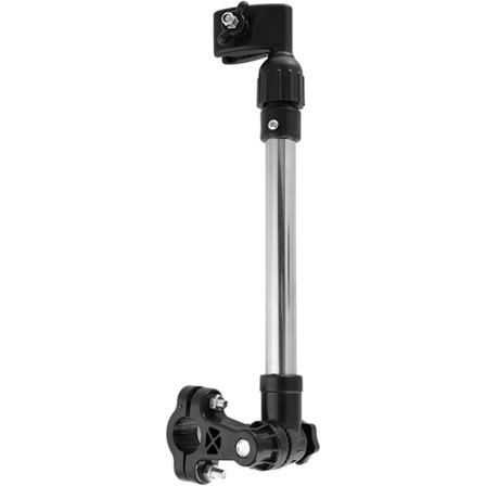 Sykkel Paraplyholder Rustfritt Stål Paraplystativ 360° Justerbar Uttrekkbar Armlenestol Uttrekkbar Håndtak Klemmebraketter Tilbehør for Rullator