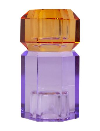 Crystal Candle Holder Home Decoration Candlesticks & Lanterns Candlesticks Yellow C'est Bon