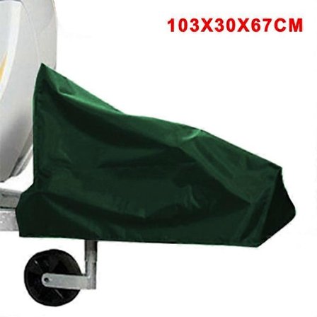 Stort kraftigt dragstångsskydd för husvagn med spännen, husbils- och släpvagnskopplingsskydd