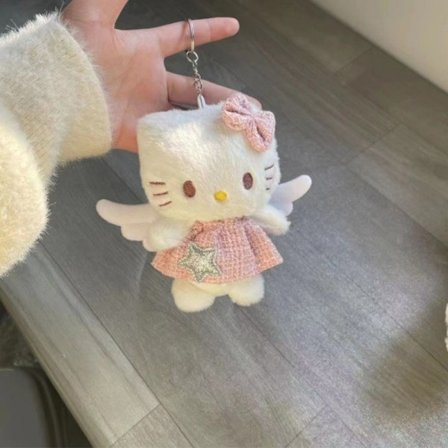 Kawaii pehmoinen vaaleanpunainen hame siipi sarjakuva anime hauska pari lahja onesize