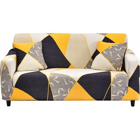 Stretch Sofa Cover, Universal Sofa Slipcover 2 Seater Dekorativt Beskyttelsestrekk