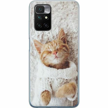 Xiaomi Redmi 10 Mjukt Skal - Kitty Sweater