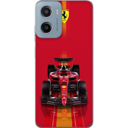 Yhteensopiva Puhelinkuori Motorola Motorola Moto G05 Ferrari Formula 1 -auto ikonisessa punaisessa muotoilussa urheilullisella tarkkuudella