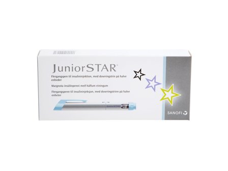 Juniorstar Insulinpenn sølv, 1 stk.