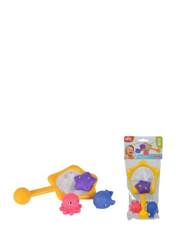 Abc - Bathtime Animals With Net Toys Bath & Water Toys Bath Toys Multi/mønstret Simba Toys